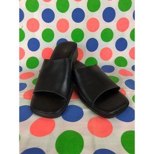 sz 9 vintage mootsies tootsies black leather black